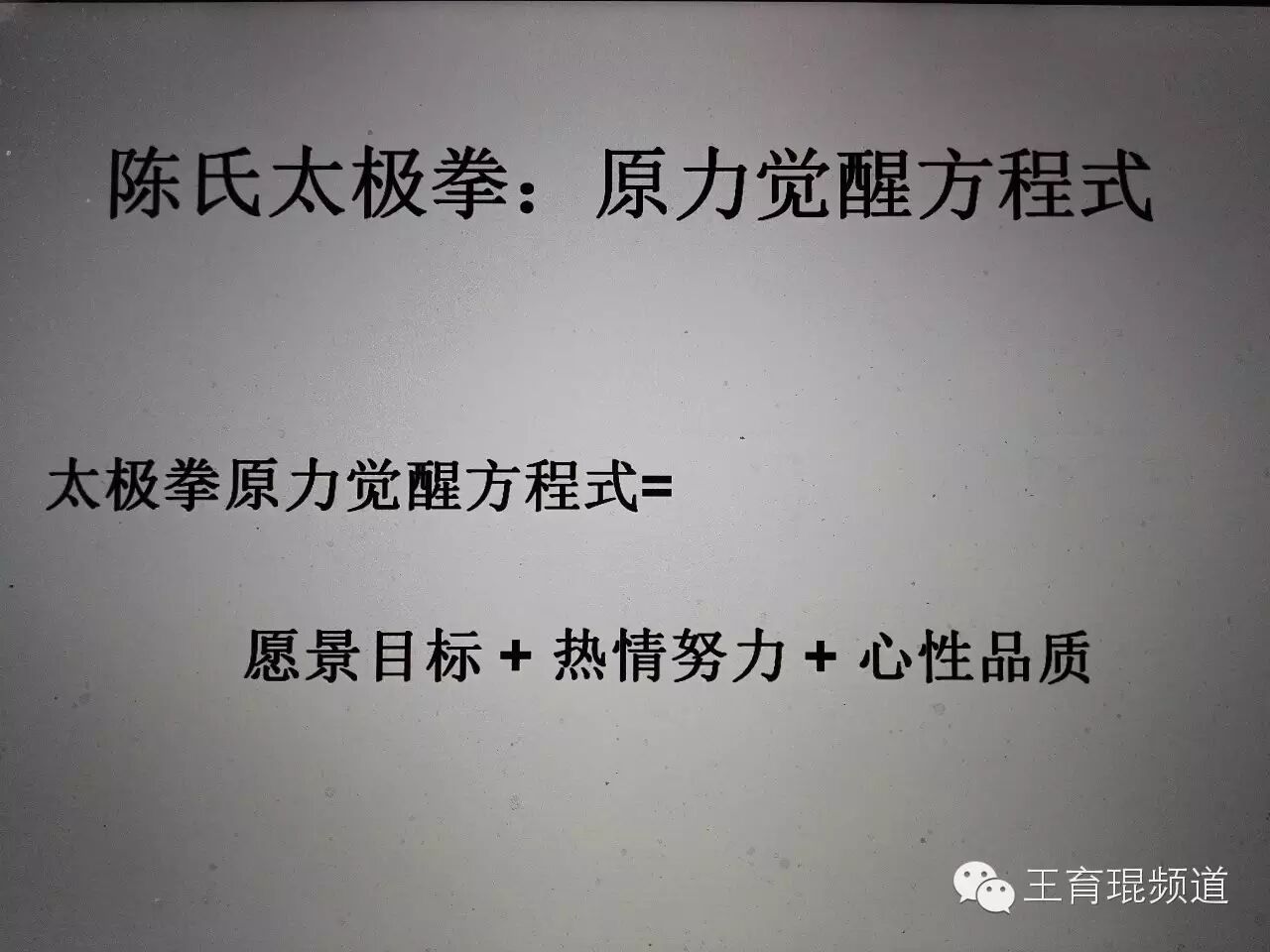 陈正雷：只管打拳，成就了大师