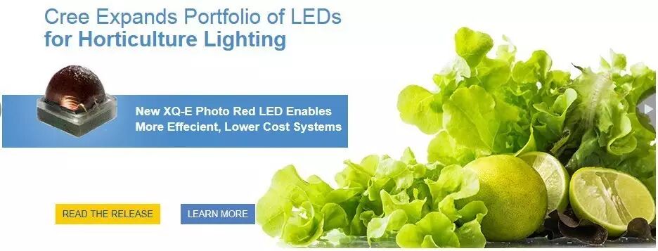 科锐推出针对植物照明优化的XQ-E Photo Red LED