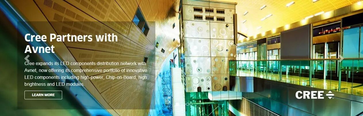 科锐与安富利合作，扩展LED器件与模组分销网络