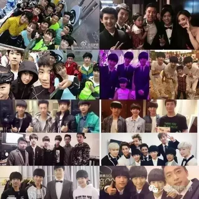 天啊!从没见过这么多TFBOYS~~!泛滥了~