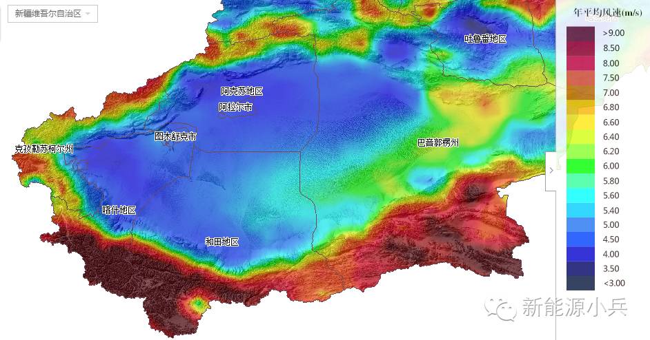 【资料·风电】风资源概况-新疆