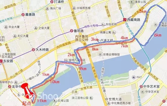 魔都路线 徐汇滨江,全上海跑友公认的最美跑步路线没有之一