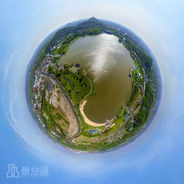 上海航拍全景图如置魔幻泡
