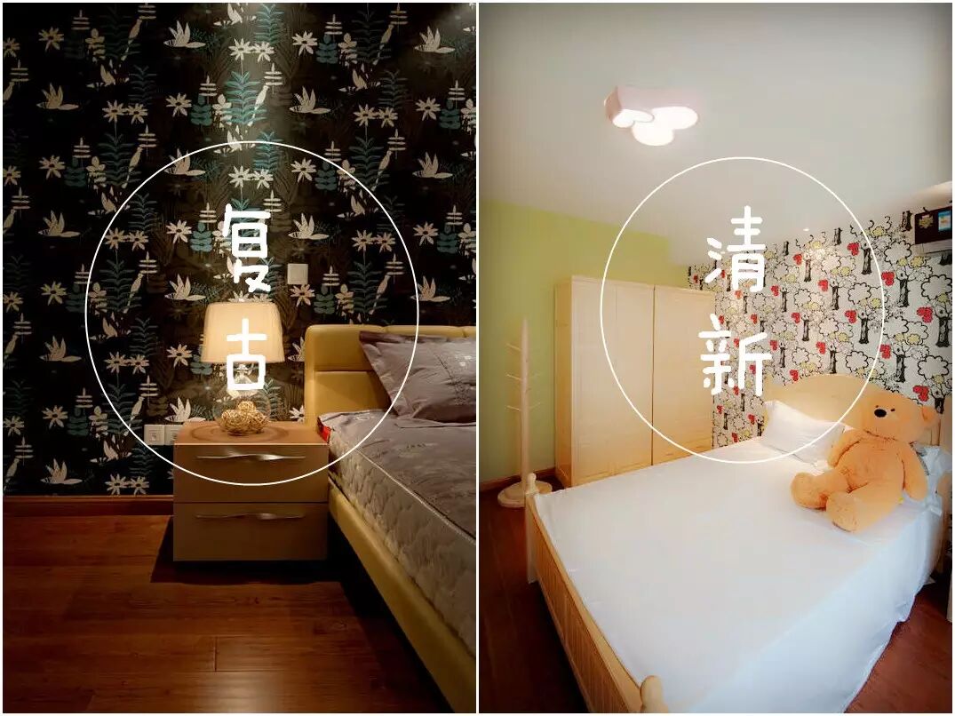 让眼睛怀孕的卧室壁纸 85㎡,8.8万,简约-怀孕期