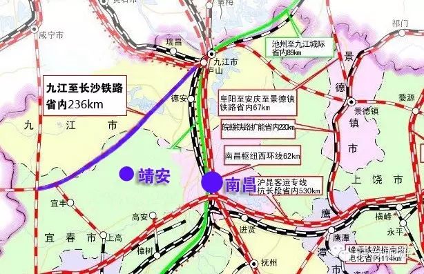 5年后靖安要通铁路了一起来看看江西铁路5年规划看看有没有经过你家的
