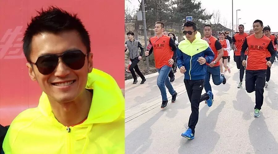 跟谢霆锋一起跑步,怎样跑都是帅的