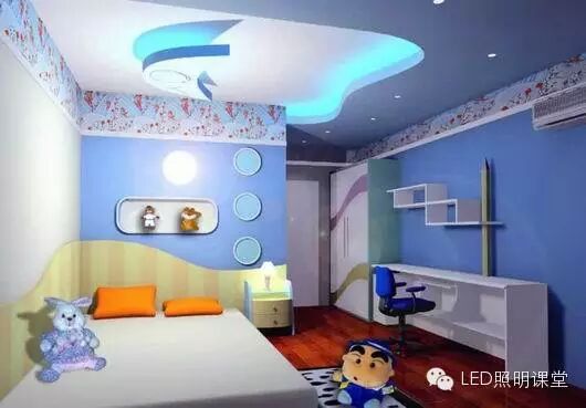 美爆了的儿童房照明案例