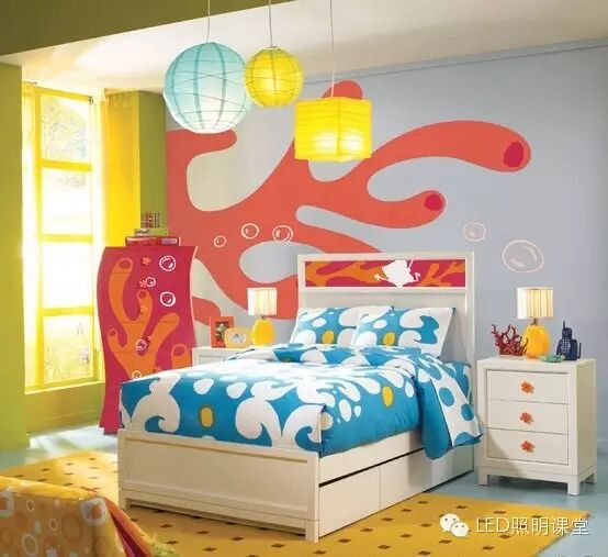 美爆了的儿童房照明案例