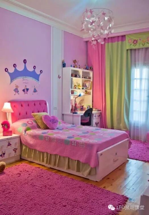 美爆了的儿童房照明案例