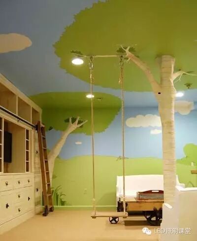 美爆了的儿童房照明案例