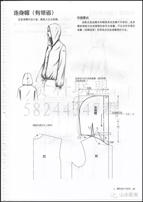 大衣披风制版纸样大全山本教育整理分享