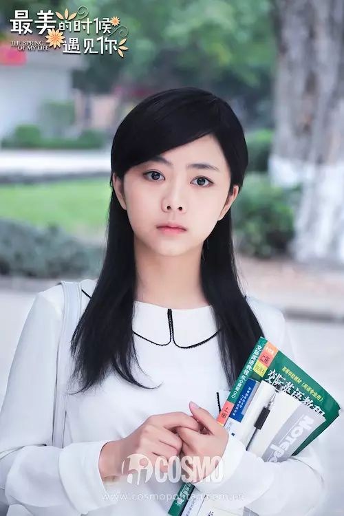 之前演《最美的时候遇见你》真的也是一种嫩嫩的感觉,现在觉得这个