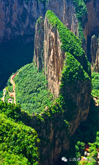 四月迎春花开“千人畅游山西通天峡”