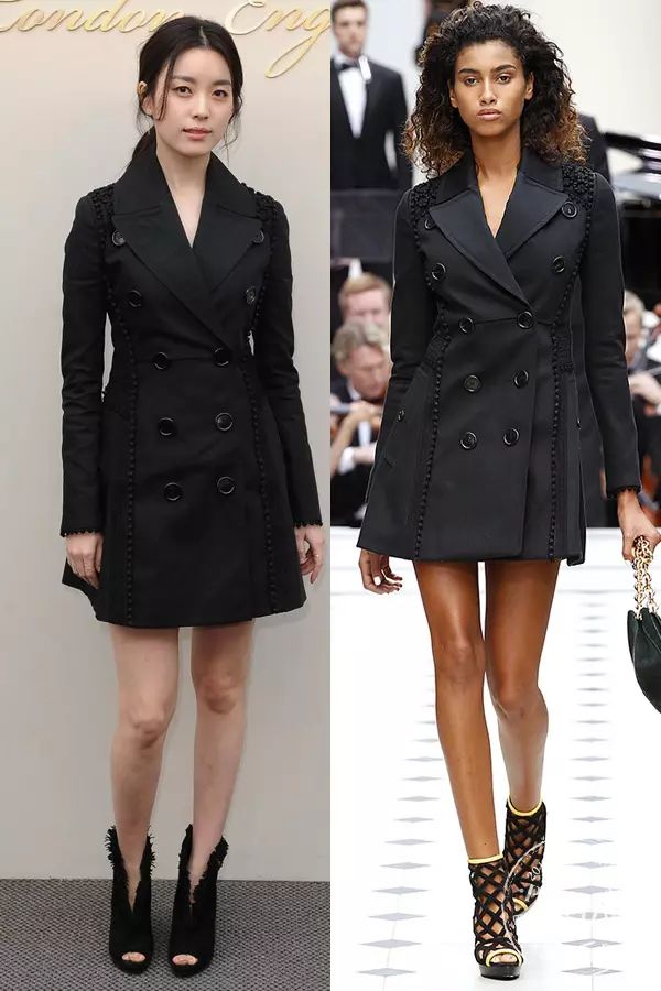 Burberry秀场大咖扎堆 赶场王Olivia连
