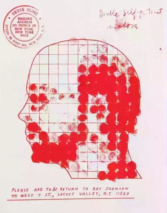 「邮寄艺术」Ray Johnson