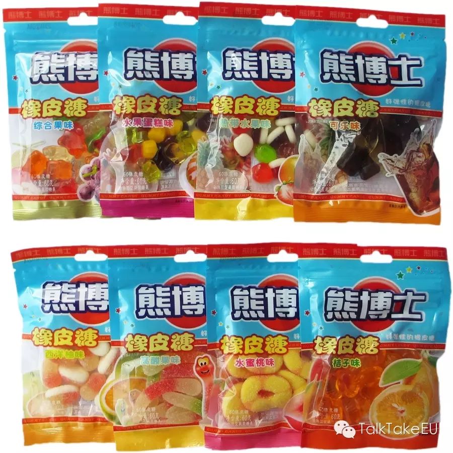 吃货 八一八都有哪些好吃的橡皮糖品牌