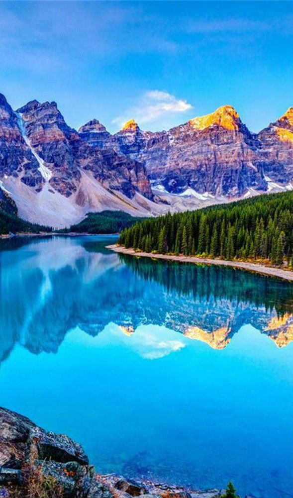 【旅行】世上最美的湖,静谧湖面,清澈湖水.