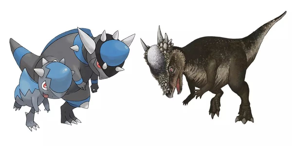 pachycephalosaurus,parasaurolophus cranidos and rampardos(头盖龙和 战槌龙 ): pachycephalosaurus(肿