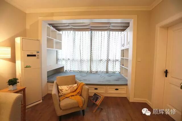 70平老房子二次装修飘窗效果图
