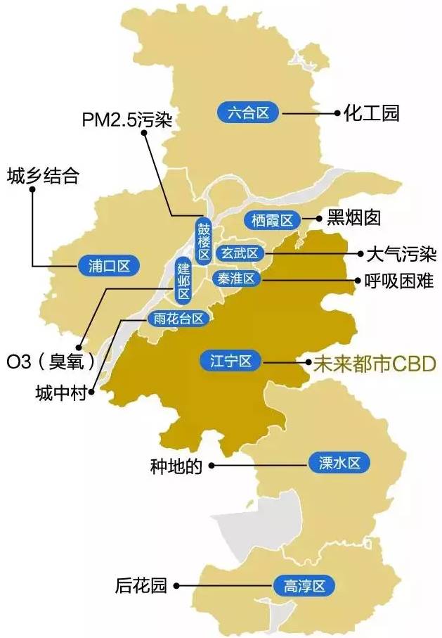 2015年南京各区gdp总值排名及各区人眼中的南京