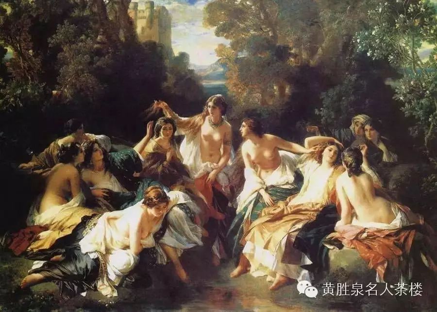 法庭上的芙丽涅 热罗姆 法国 油画 作于1861年