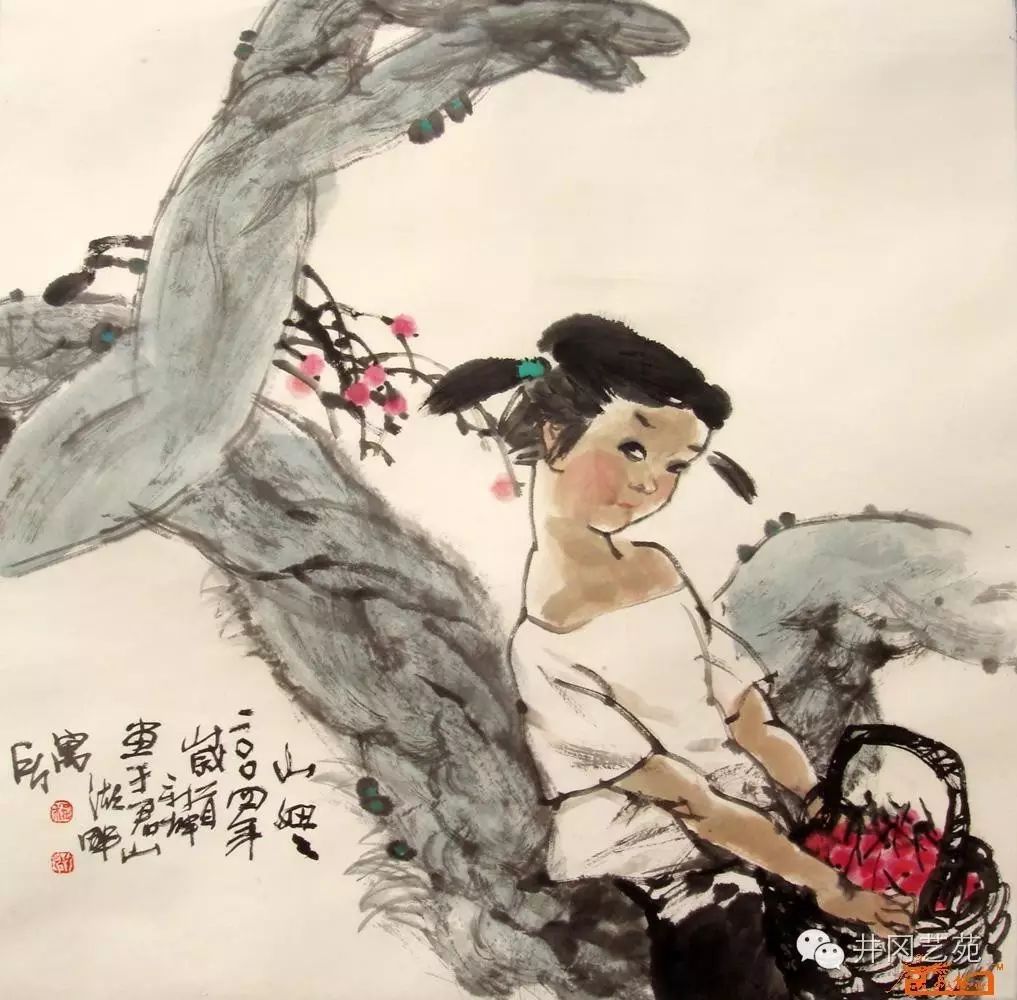 4,艺术评价:程新坤先生的人物画是绘画艺术的一座高峰.