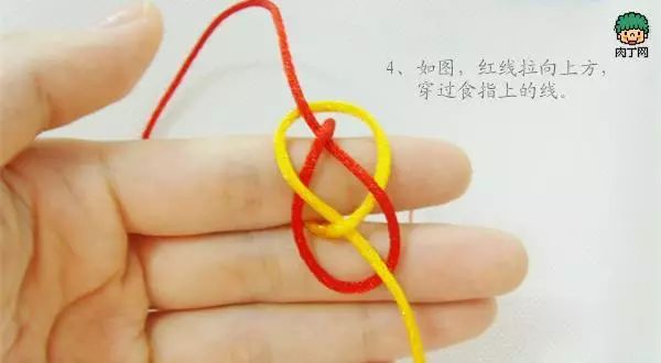 【手工编织】双线纽扣结手链和戒指的编法教程