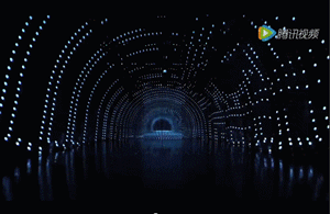 光影隧道3dmapping:原来隧道也可以这美