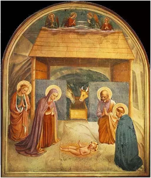 油画讲述有关圣诞节的故事