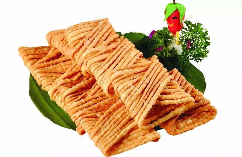 油炸的美食馓子