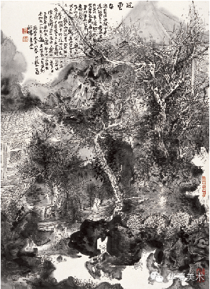 调朱研墨，意兴喷发——品评著名画家常朝晖的山水画哲学