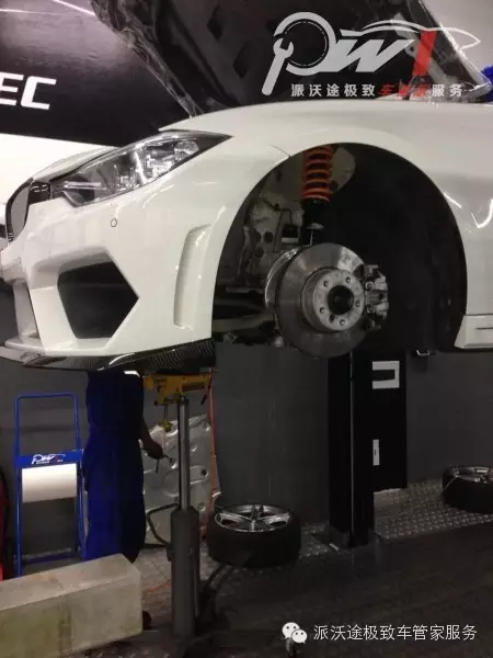 寶馬320Li更換ARAGOSTA避震