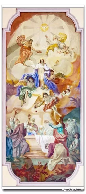 圣母升天圣像合集(二)-天主教艺术公众号