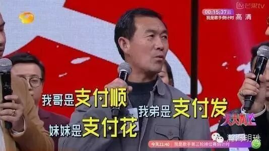 支付宝真人现身舞台卖“汪涵”