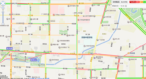 16点整：晚高峰还未开始，却已是山雨欲来。金水路东向西早早排起了长龙。