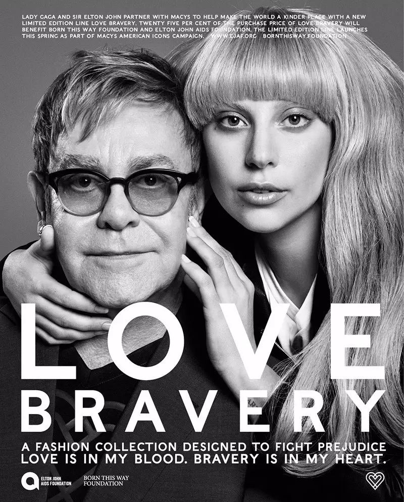 Lady Gaga & Sir Elton John x Macy's: Love Bravery