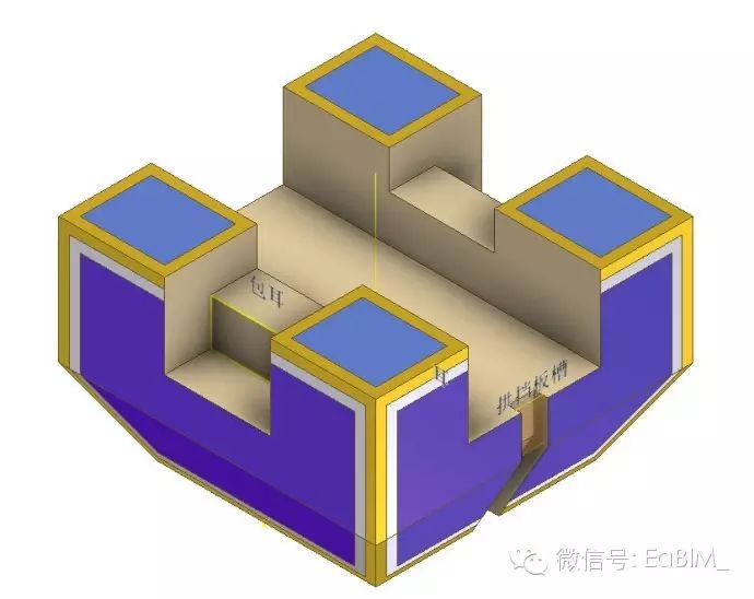 七踩重昂平身科斗拱,第一层,大斗.