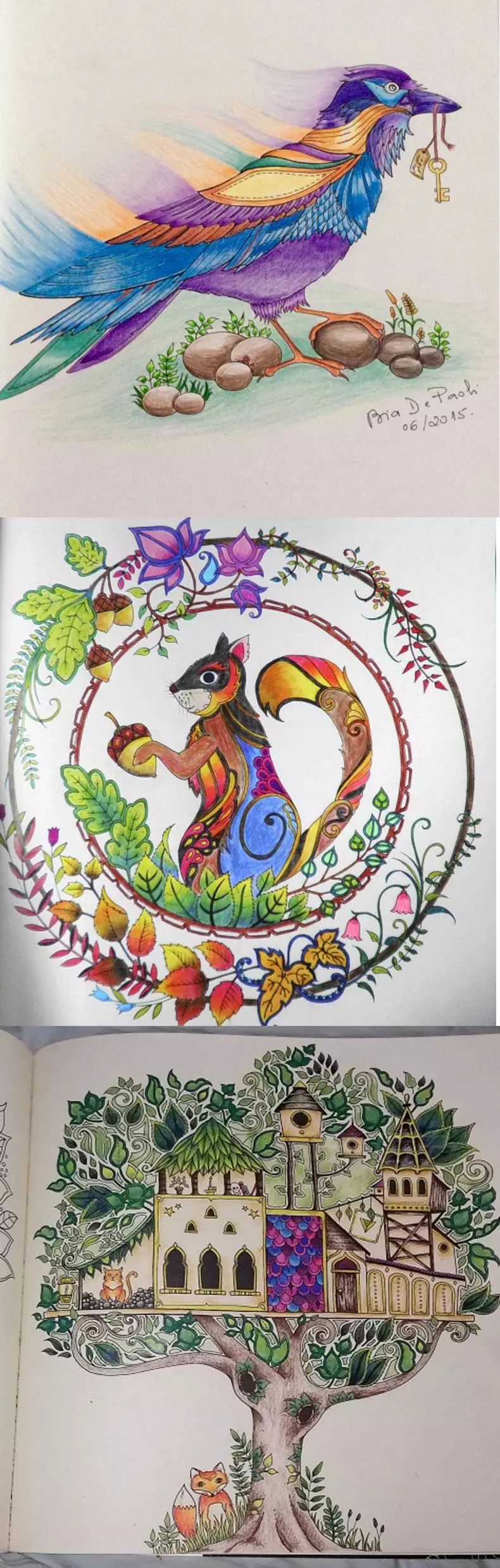 秘密花园魔法森林奇幻梦境,畅销涂色书一个都不少!