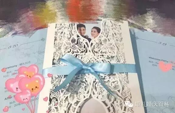 最新婚庆头条!!吴奇隆刘诗诗婚礼请柬曝光