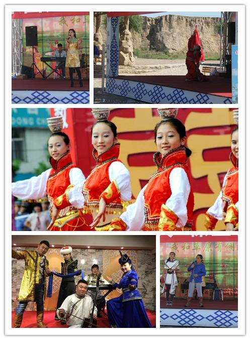 宁夏旅游景点水洞沟内蒙古风情表演