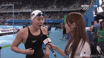 当傅园慧的洪荒之力遇见动画