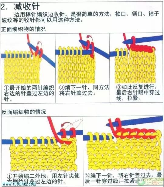 毛衣编织针法(图解大全)【苏州毛线批发联盟】