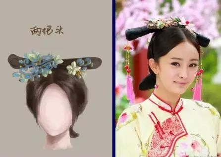 清朝满族妇女的发髻样式?