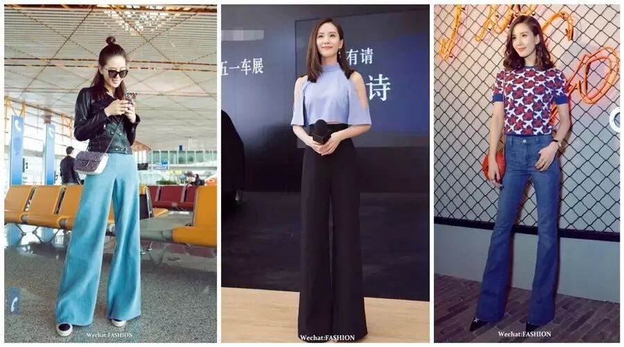 跟刘诗诗学怎么穿阔腿裤,打造2米大长腿!