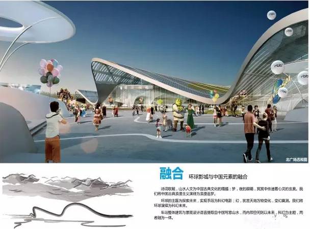 曝光：通州环球影城地铁站六大效果图