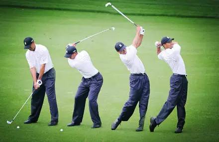 「收藏」高尔夫挥杆的六大步骤!