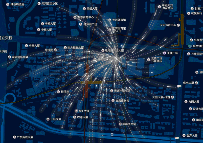 用r语言实现广州的迁徙/通勤图可视化