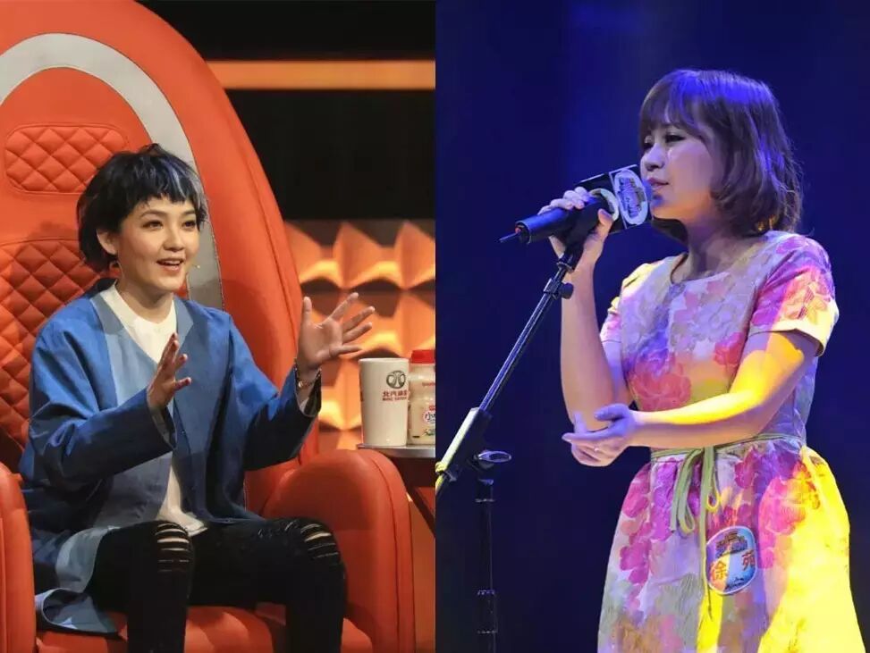 范晓萱为了她坐在台上不肯起来