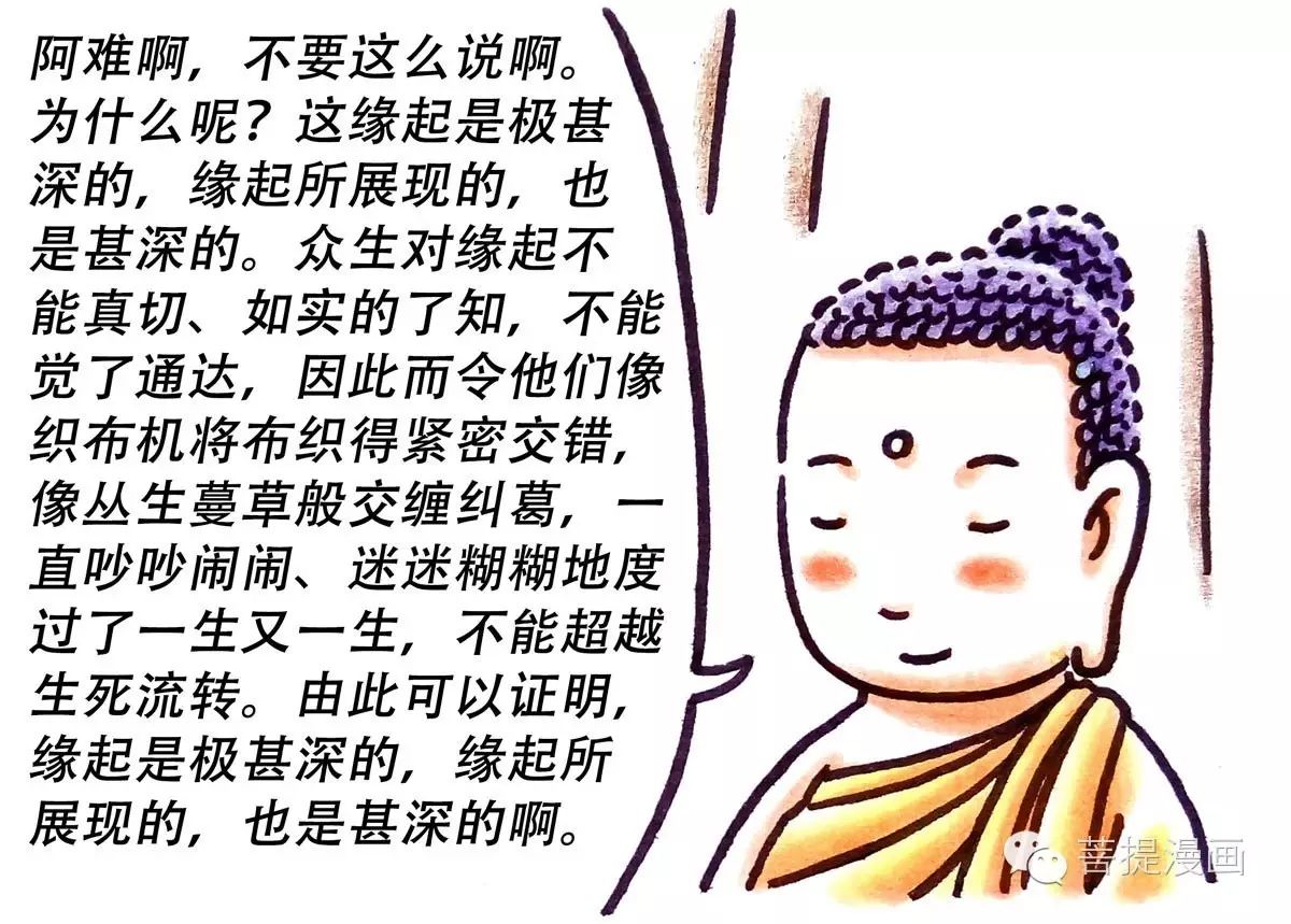 甚深的缘起法【阿含经漫画故事】