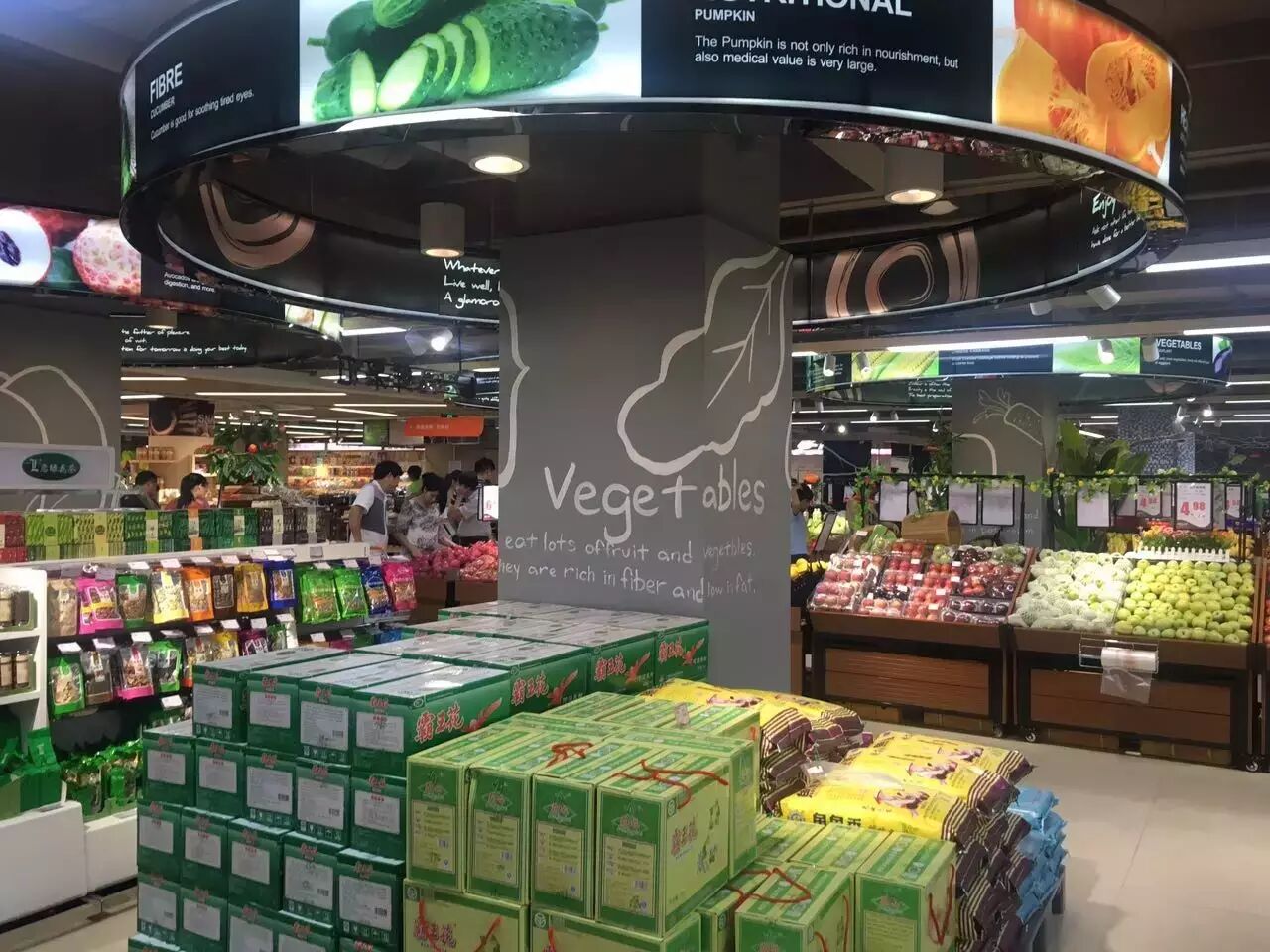 “西”游记之实地调研超市照明新用法